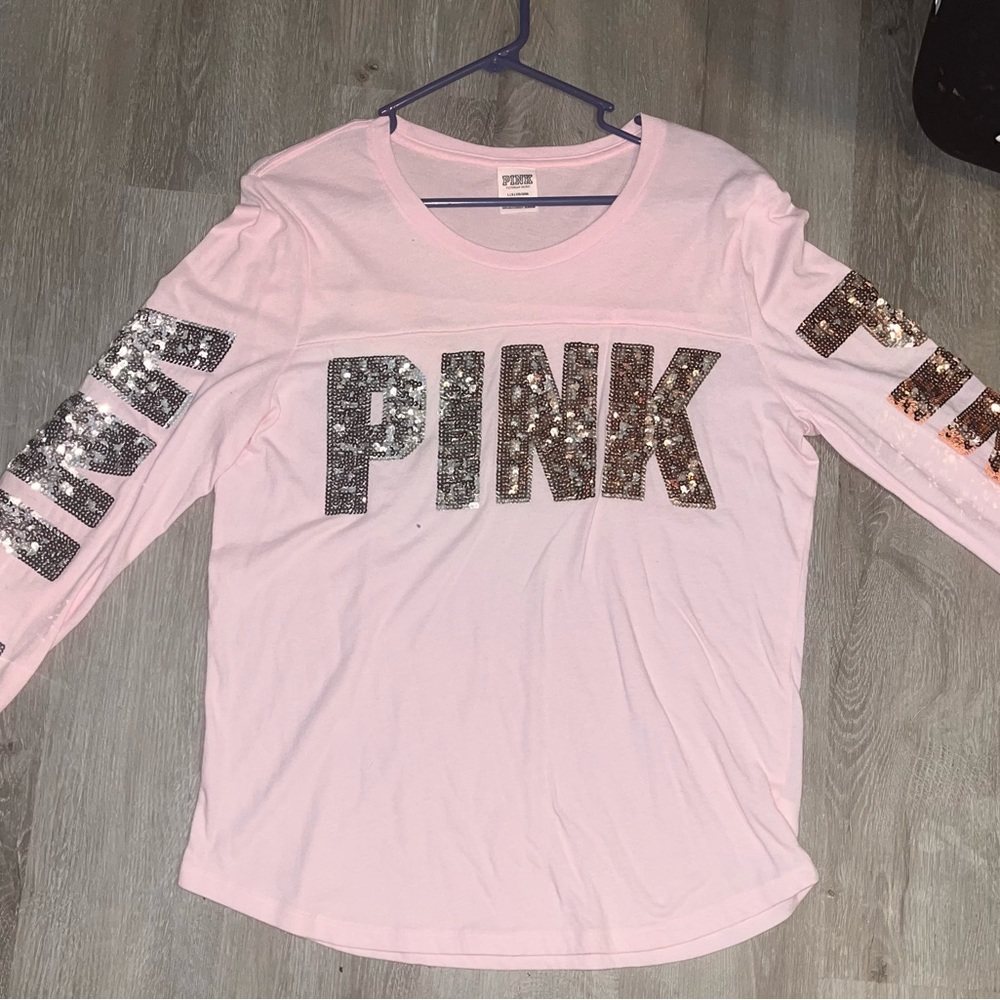 Vs pink bling top